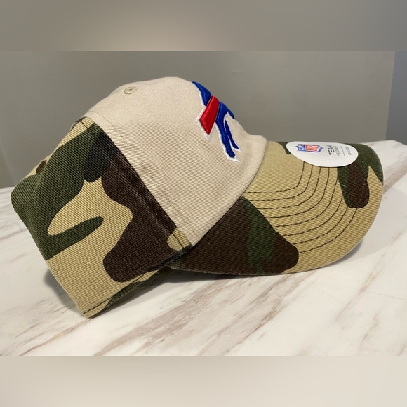 Buffalo Bills NFL Team Headwear Camouflage Cap Clean Up Adjustable Hat OSFA Logo - Picture 2 of 8